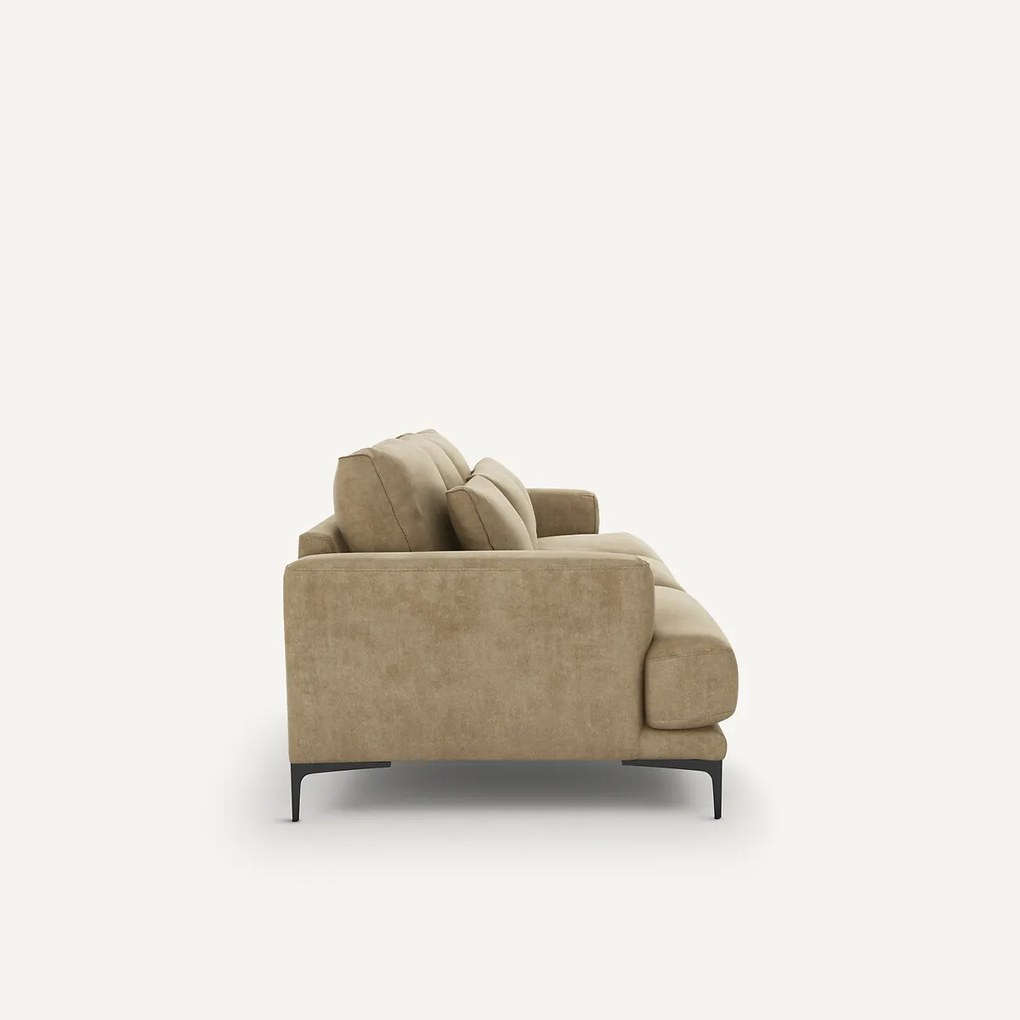 3-zits sofa in stonewashed fluweel, Marsile