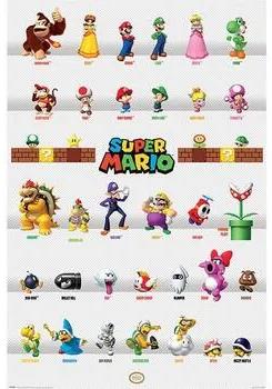 Posters Multicolour Super Mario  Taille unique