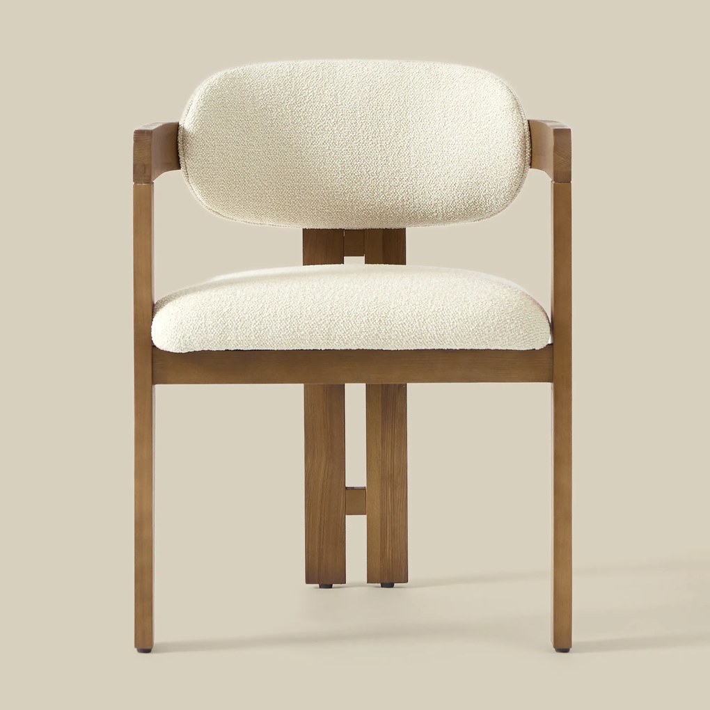 Wabi Sabi Eetkamerstoel Met Armleuning Naturel
