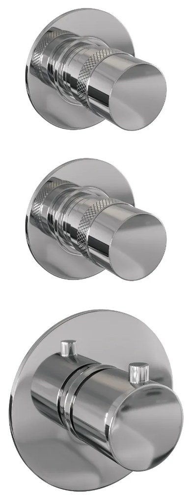 Brauer Chrome Edition complete inbouw regendouche met staafhanddouche, rechte wandarm, glijstang en hoofddouche 20cm set 13 chroom