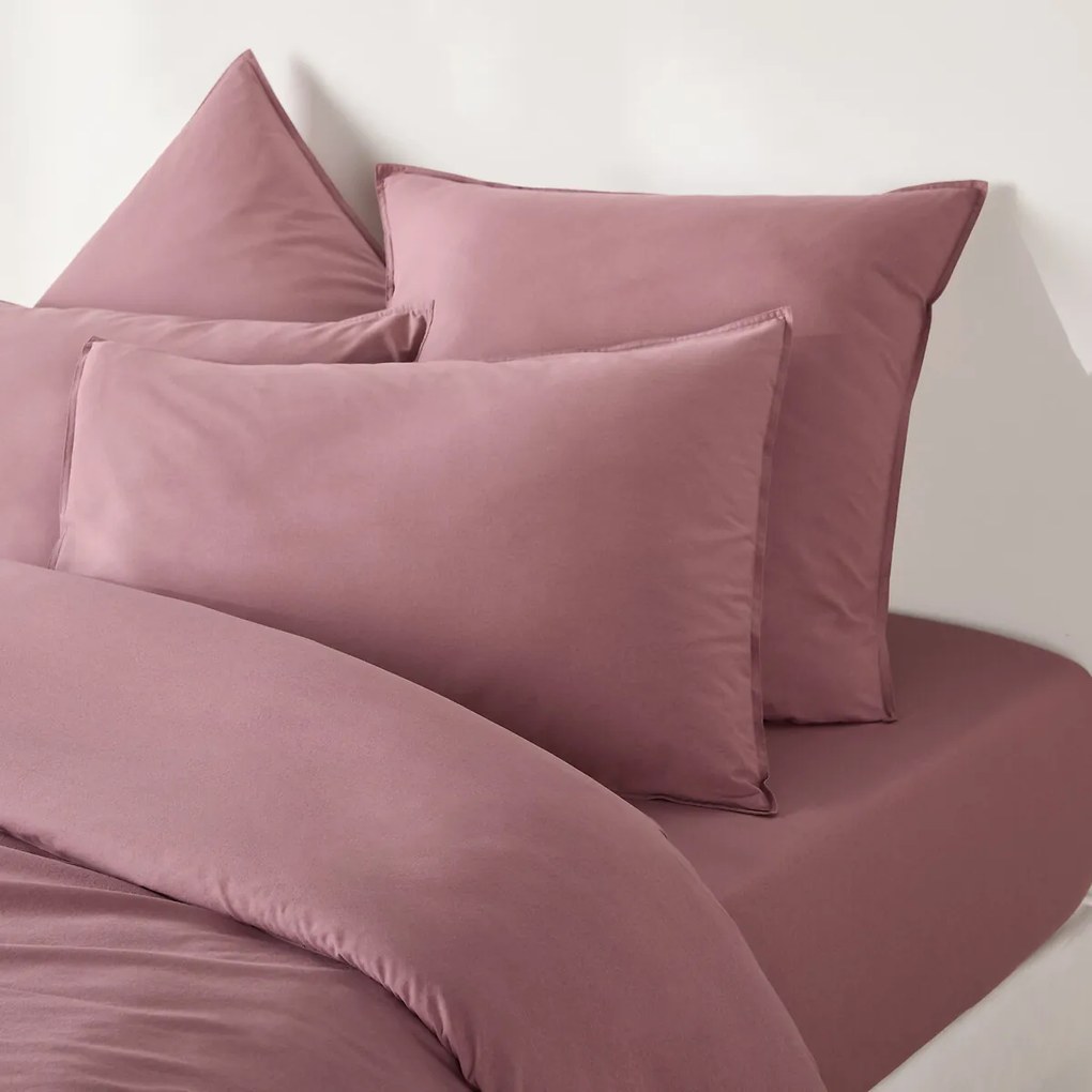 Effen hoeslaken in gewassen katoen, omslag 30 cm, Scenario