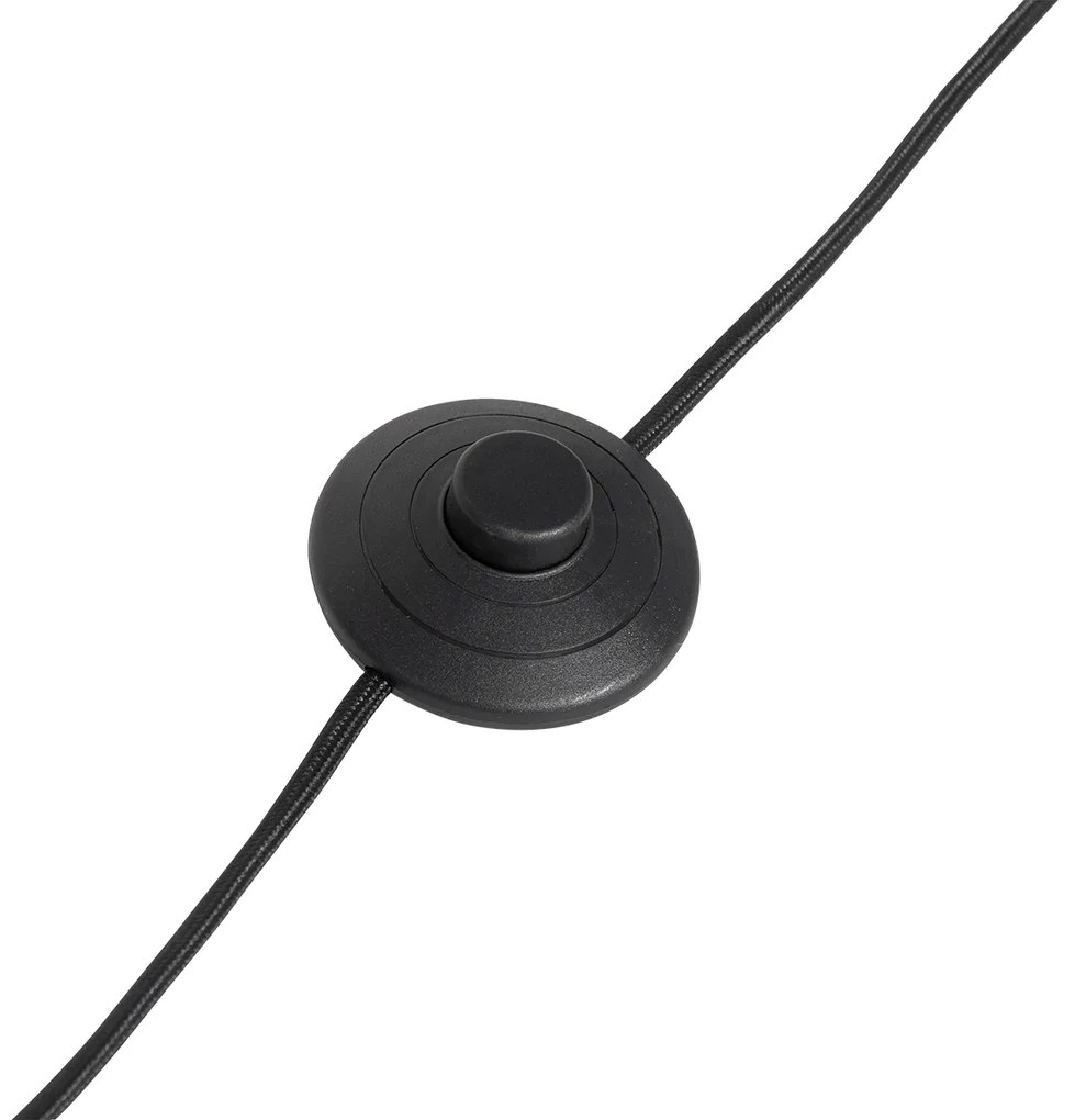 Landelijke vloerlamp hout zonder kap - Mels