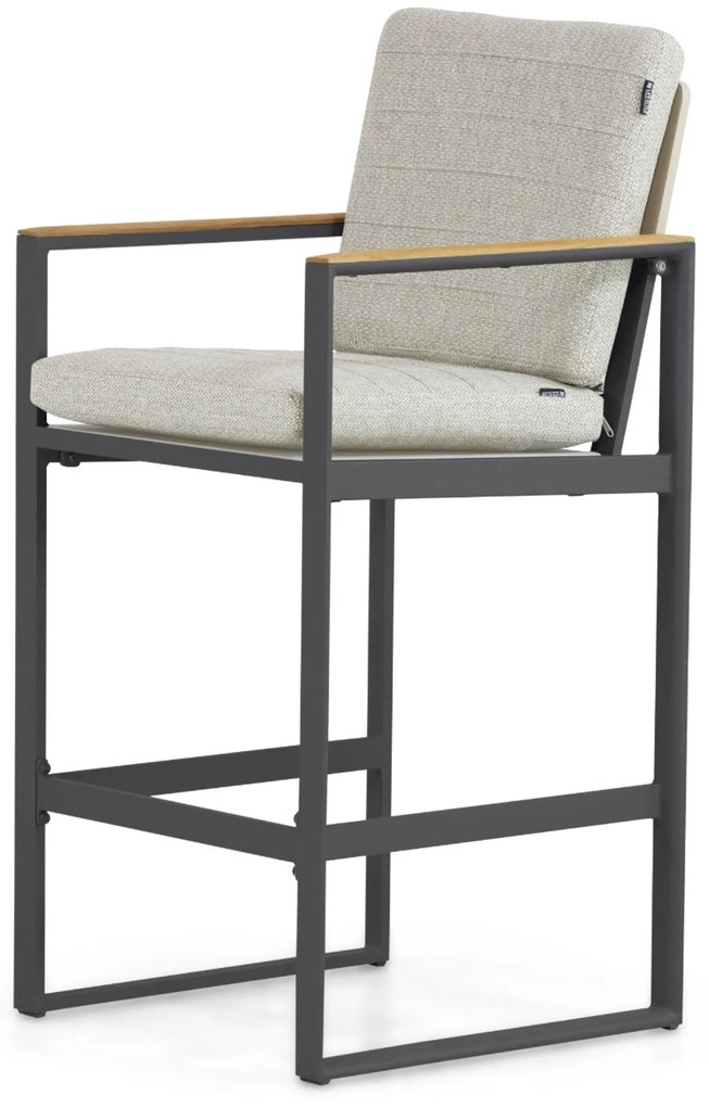 Barstoel Aluminium Grijs-antraciet Lifestyle Garden Furniture Faro