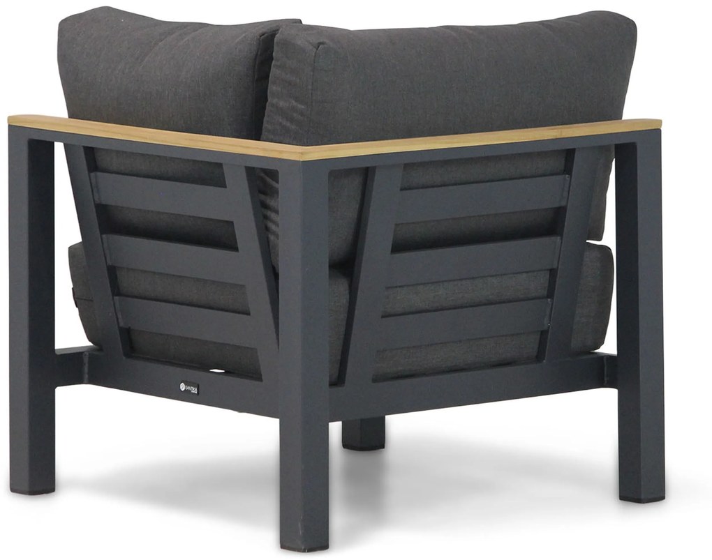 Hoek loungeset 6 personen Aluminium/Rope Grijs Santika Furniture Santika Shadow