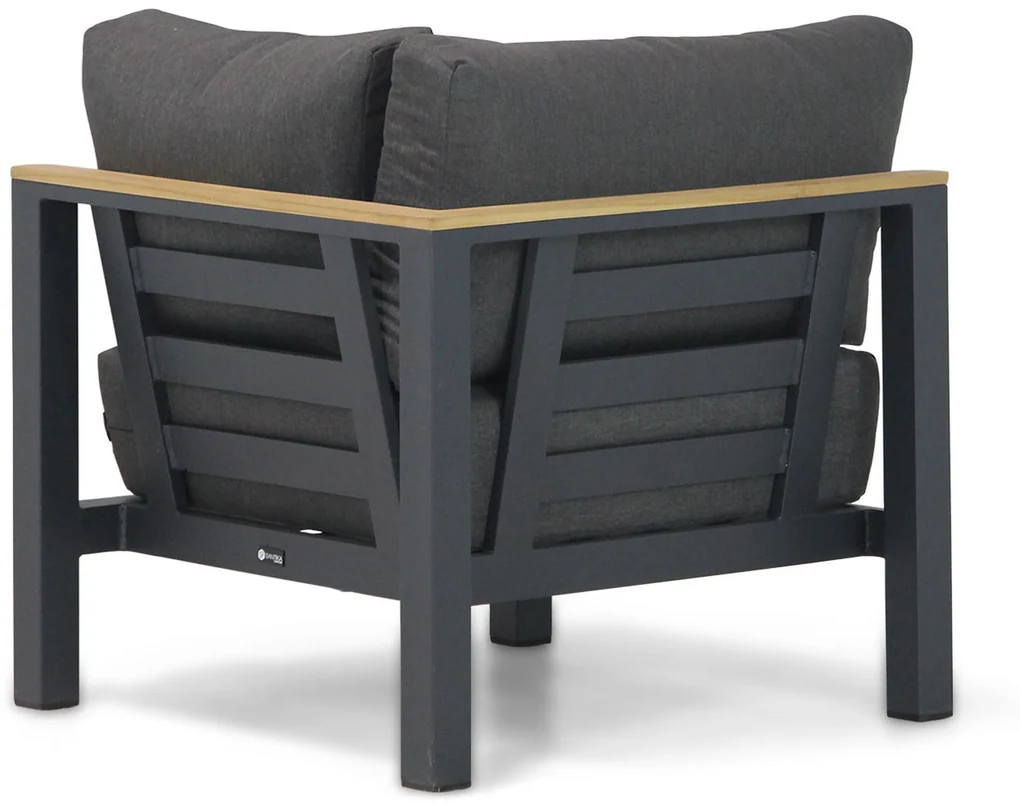 Hoek loungeset 6 personen Aluminium/Rope Grijs Santika Furniture Santika Shadow