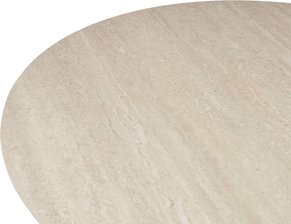 Tuinset Ronde Tuintafel 6 personen 158 cm Rope Taupe Santika Furniture Santika