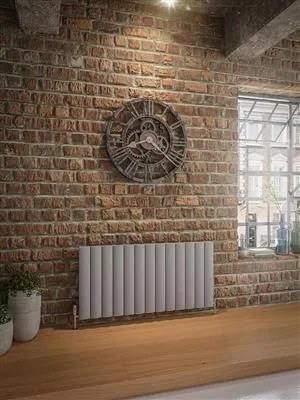 Eastbrook Guardia radiator 125x60cm aluminium 2080W grijs mat