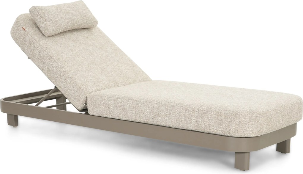 Santika Cayora Ligbed Aluminium Taupe
