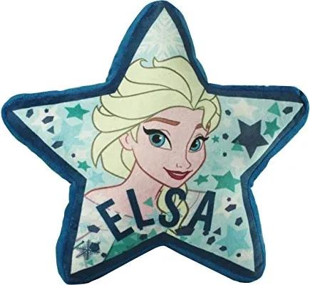Kussen Frozen Elsa 35 cm pluche blauw