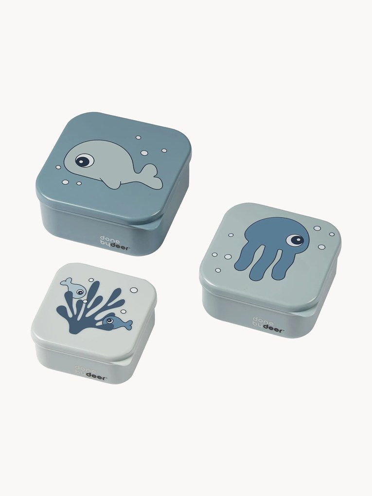 Kinderlunchbox Sea Friends, set van 3