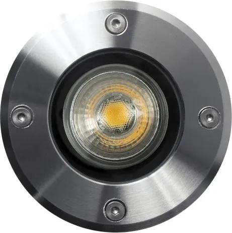 Grondspot LED diameter11 incl. GU10 Rond RVS