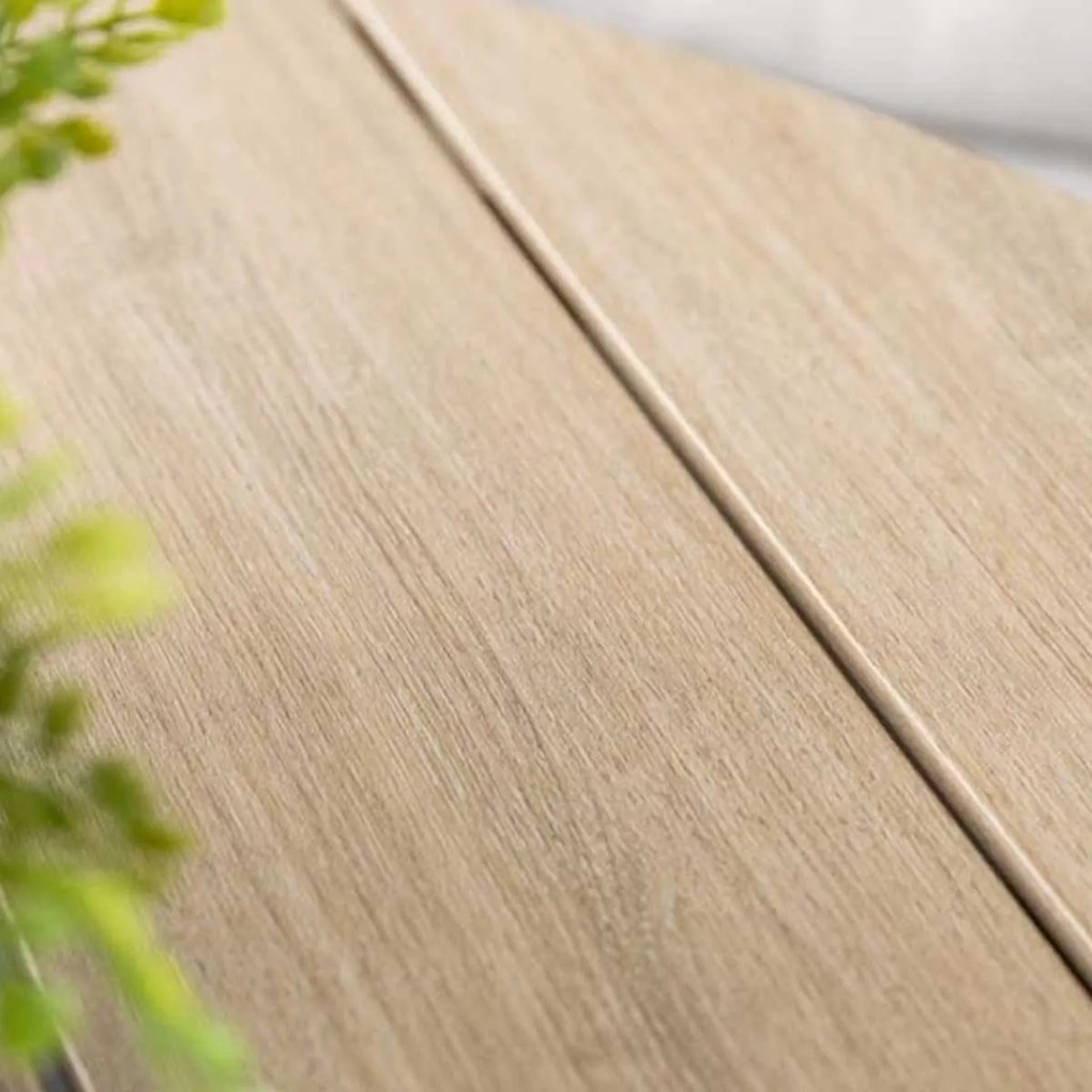 Garden Impressions Pemba tuinset 6-delig - Tulli tuintafel Ø148x75 cm - light teak vironwood