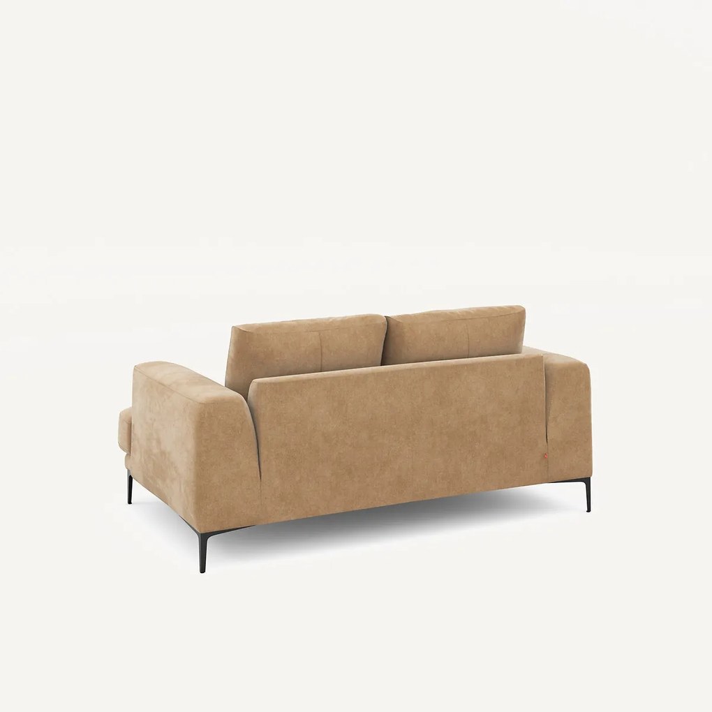 2-zits bank in stonewashed fluweel, Marsile