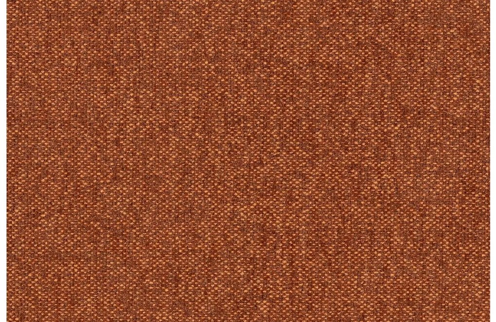 Goossens Excellent   oranje, stof, 1,5-zits, urban industrieel met chaise longue rechts