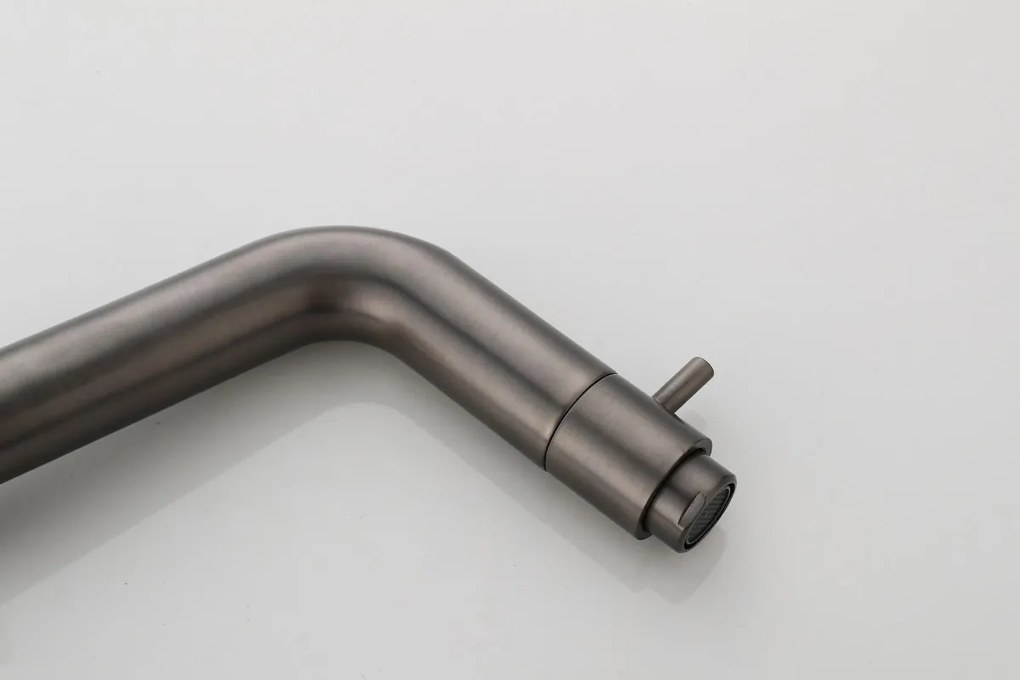 Saniclear Iron inbouw toiletkraan verouderd ijzer - gunmetal