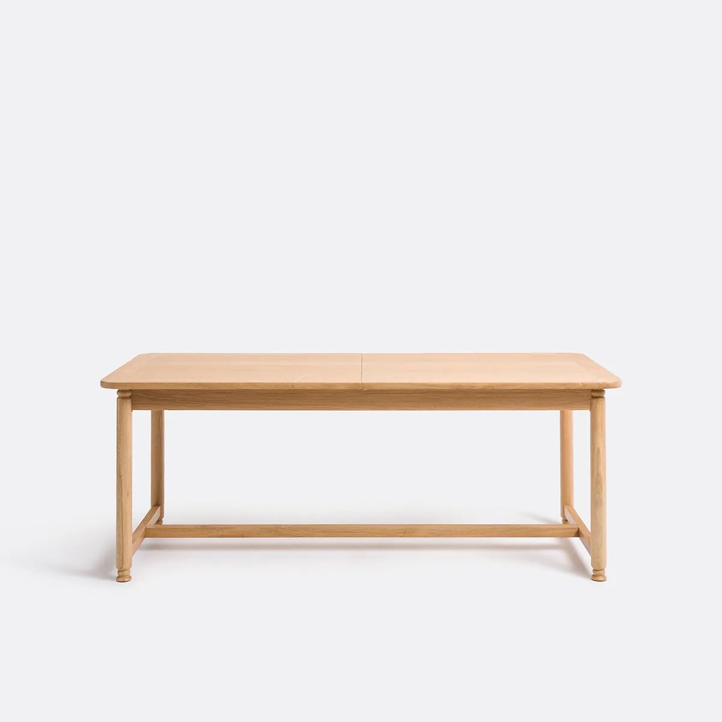 Uitschuifbare eettafel, eiken en fineer, 6 tot 10 couverts, SOLERON
