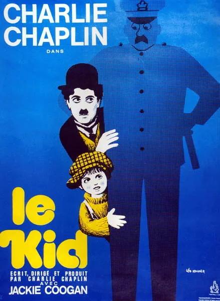 Kunstfotografie Charles Chaplin, Le Kid, (30 x 40 cm)