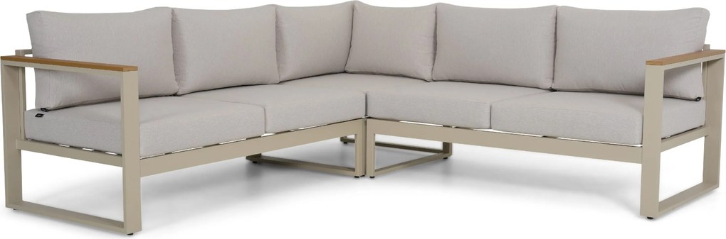 Hoek loungeset 5 personen Aluminium Zand/Beige Domani Furniture Nordic