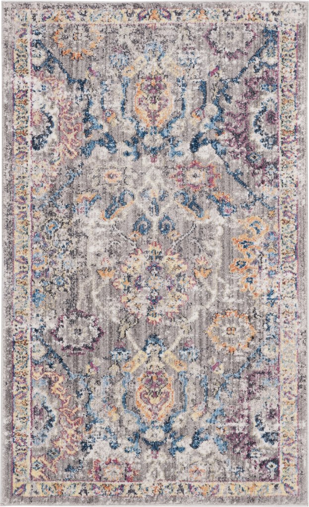 Safavieh | Vloerkleed Adalicia 68 x 240 cm grijs, blauw vloerkleden polyester vloerkleden & woontextiel vloerkleden