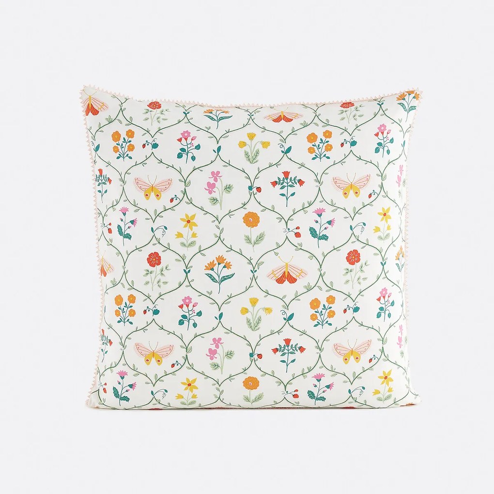 Kussensloop voor kinderbed in 50% gerecycled katoen, Emily