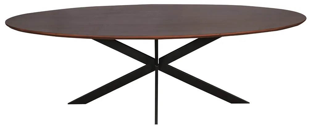 Starfurn Ferris Ovale Eettafel Walnoot 210 Cm - 210 X 100cm.