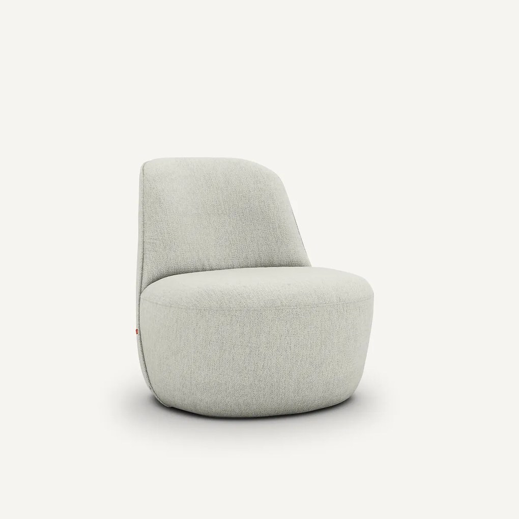 Draaifauteuil in bouclé, Rosebury