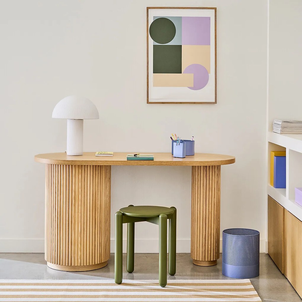 Bureau in organische vorm, 1 deur, Genna