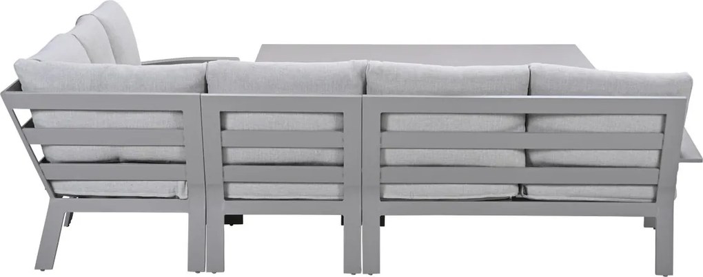 Garden Impressions Camilo lounge dining set 6-delig rechts - taupe