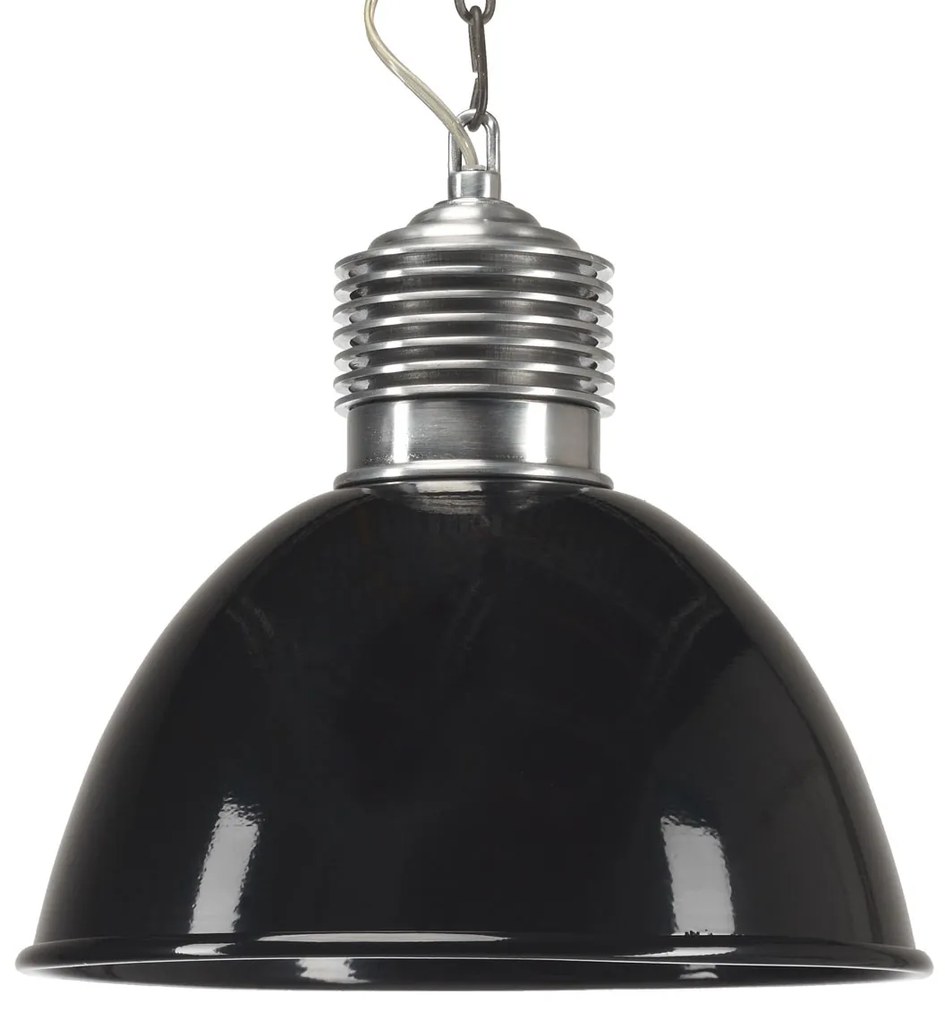 Loft Industrie Hanglamp Hoogglans Zwart