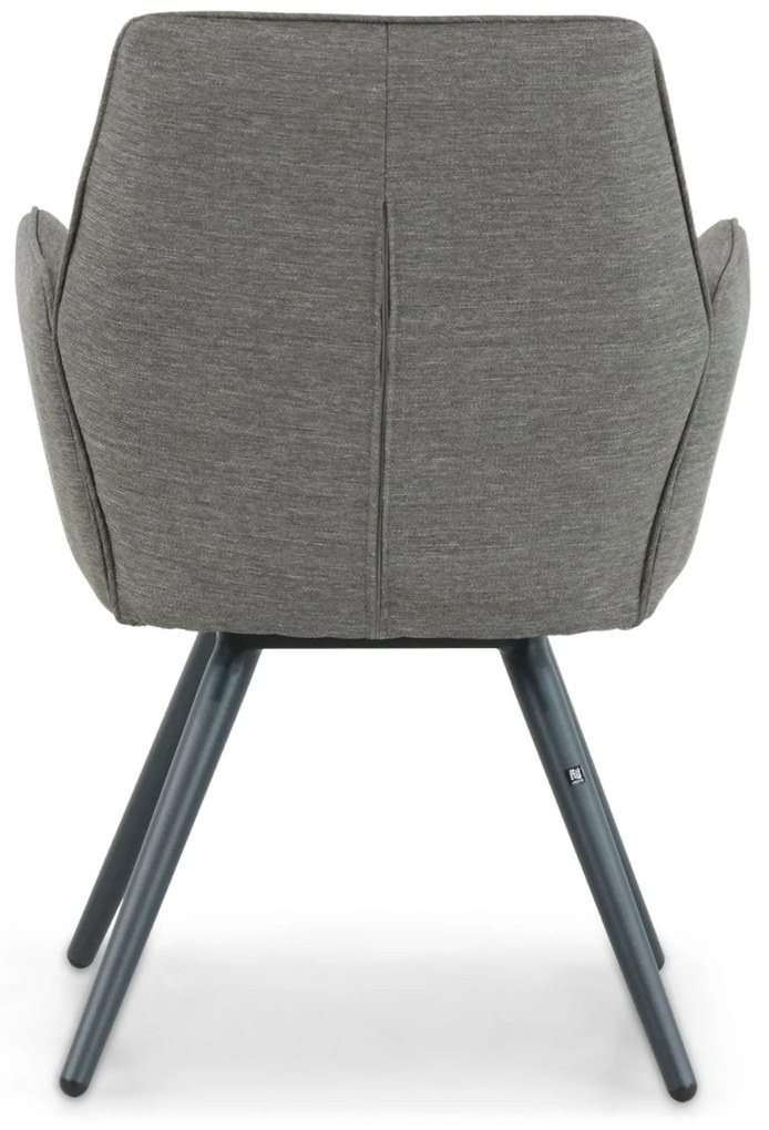 Tuinset 6 personen 220 cm Outdoor textiel Grijs Lifestyle Garden Furniture Andorra/Azzurro