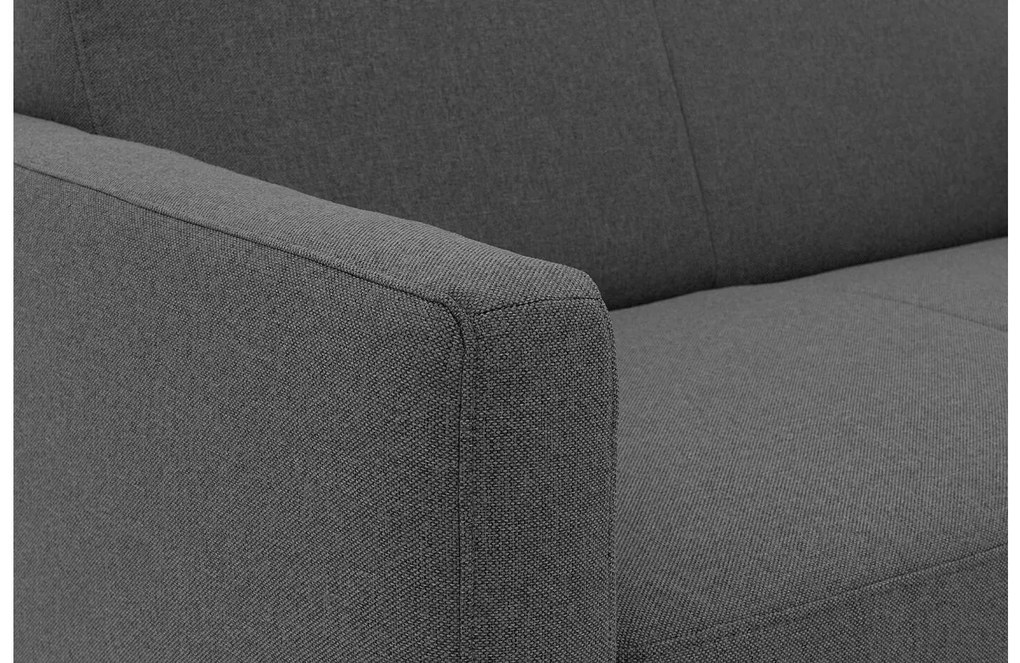 Goossens Key West grijs, stof, 2,5-zits, modern design