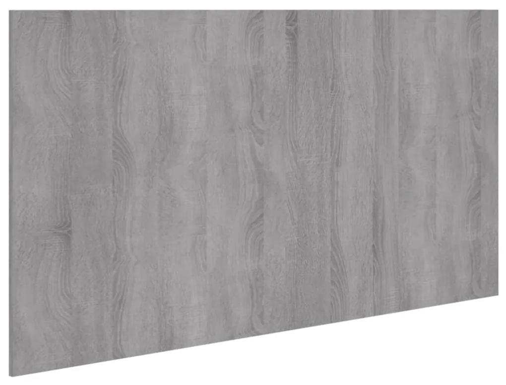 vidaXL Hoofdbord 160x1,5x80 cm bewerkt hout grijs sonoma eikenkleurig