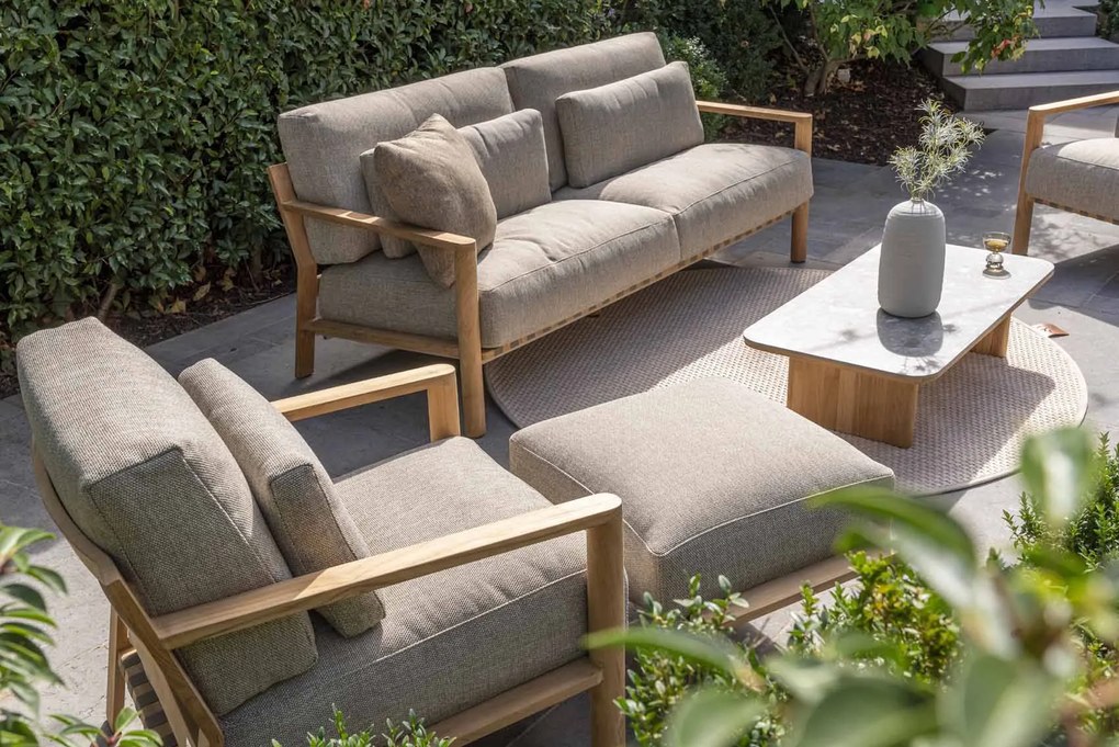 4 Seasons Outdoor Lucas loungebank  Loungebank    beige weerbestendig