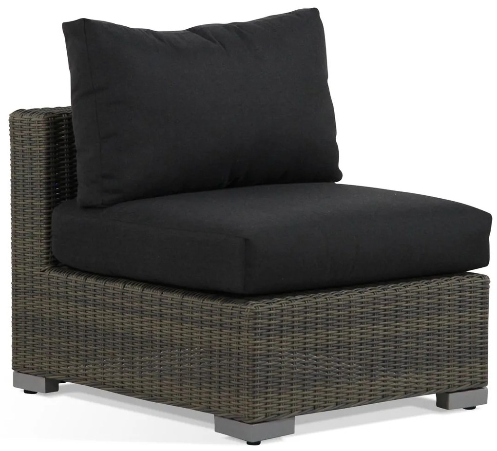 Dining Loungeset 5 personen Wicker Taupe  Garden Collections Toronto/Brighton