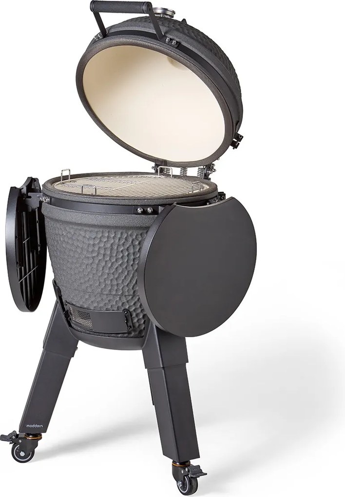 Moddern charcoal grey Complete kamado - houtskoolbarbecue