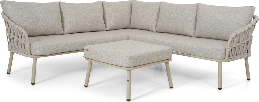 Hoek loungeset 5 personen Rope Zand/Beige Coco Oliva