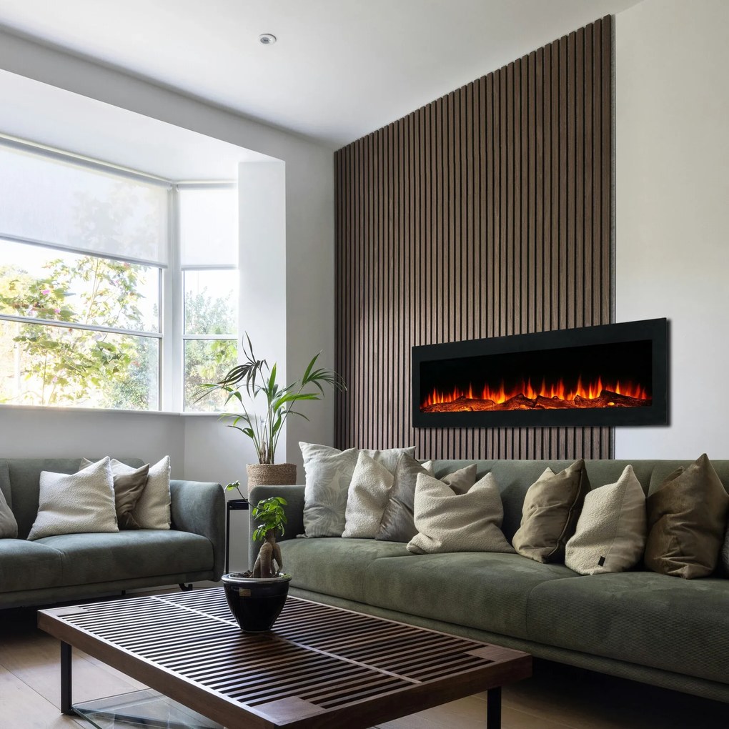 LumberQ In- opbouwsfeerhaard Nova 105 x 35 x 12,5 cm