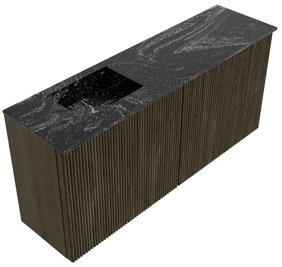 Mondiaz Joya DLux 90cm toiletmeubel shadow met wastafel faye links 1 kraangat lava