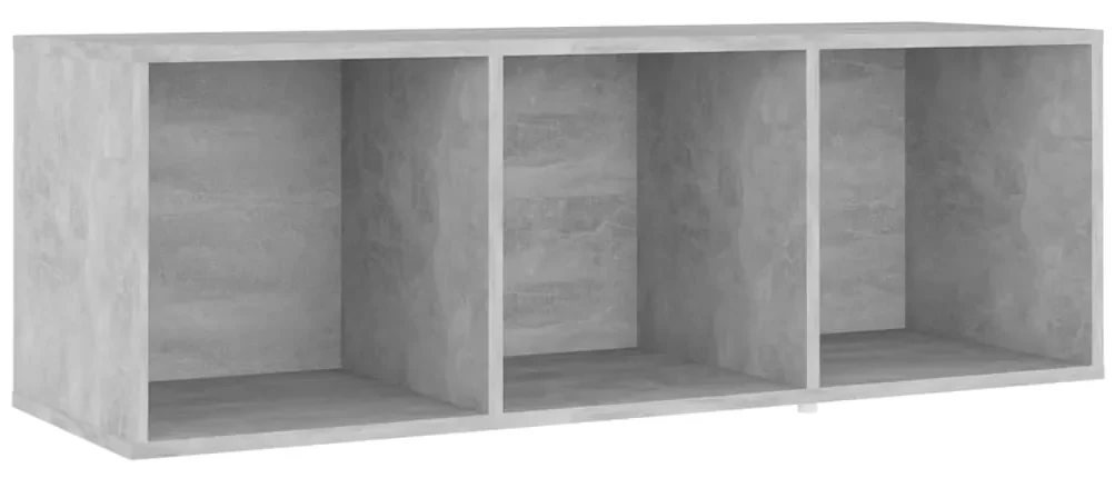 vidaXL Tv-meubel 107x35x37 cm spaanplaat betongrijs