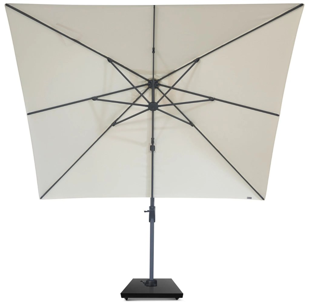 Zweefparasol  3x3m S1 (excl. voet) Taupe-naturel-bruin Camello Diego
