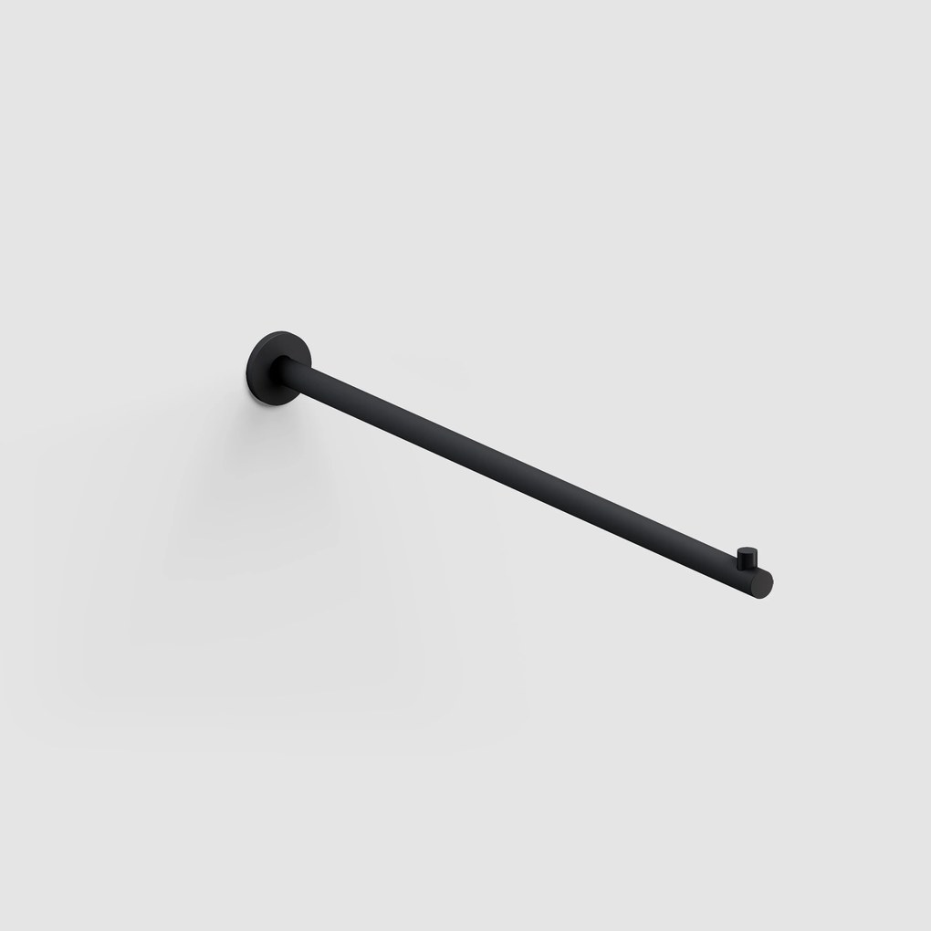 Clou Kaldur handdoekhouder recht 42cm zwart mat
