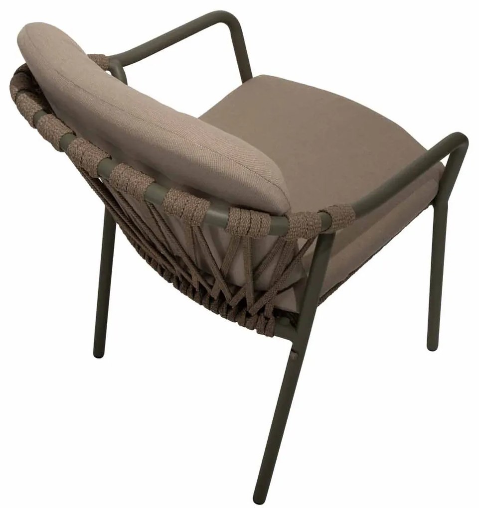 Taste by 4 Seasons Manitoba stapelbare tuinstoel olijfgroen SALE  Tuinstoel    taupe weerbestendig