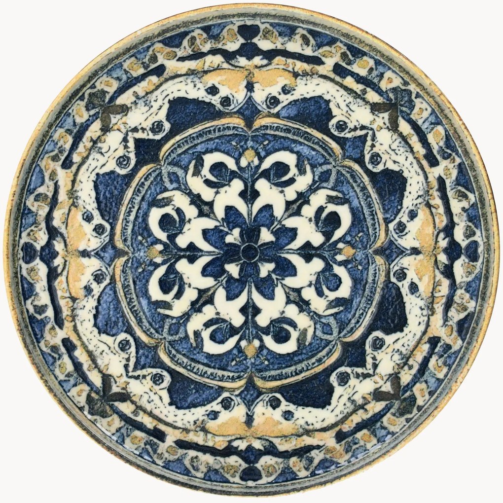 Porseleinen dinerbord Granada, 3-delig