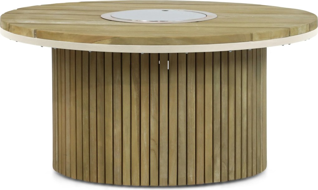 Stoel en Bank Loungeset 5 personen Rope Taupe  4 Seasons Outdoor Calma/Fire