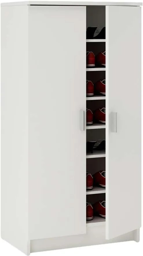 Demeyere schoenenkast Cabinet - wit - 108,4x54,6x35,3 cm - Leen Bakker