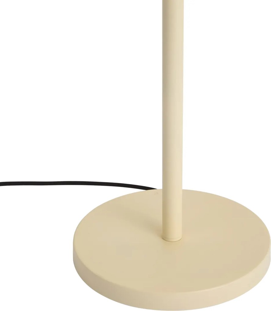 Vloerlamp beige met papieren touw kap 50/50/25 - Simplo