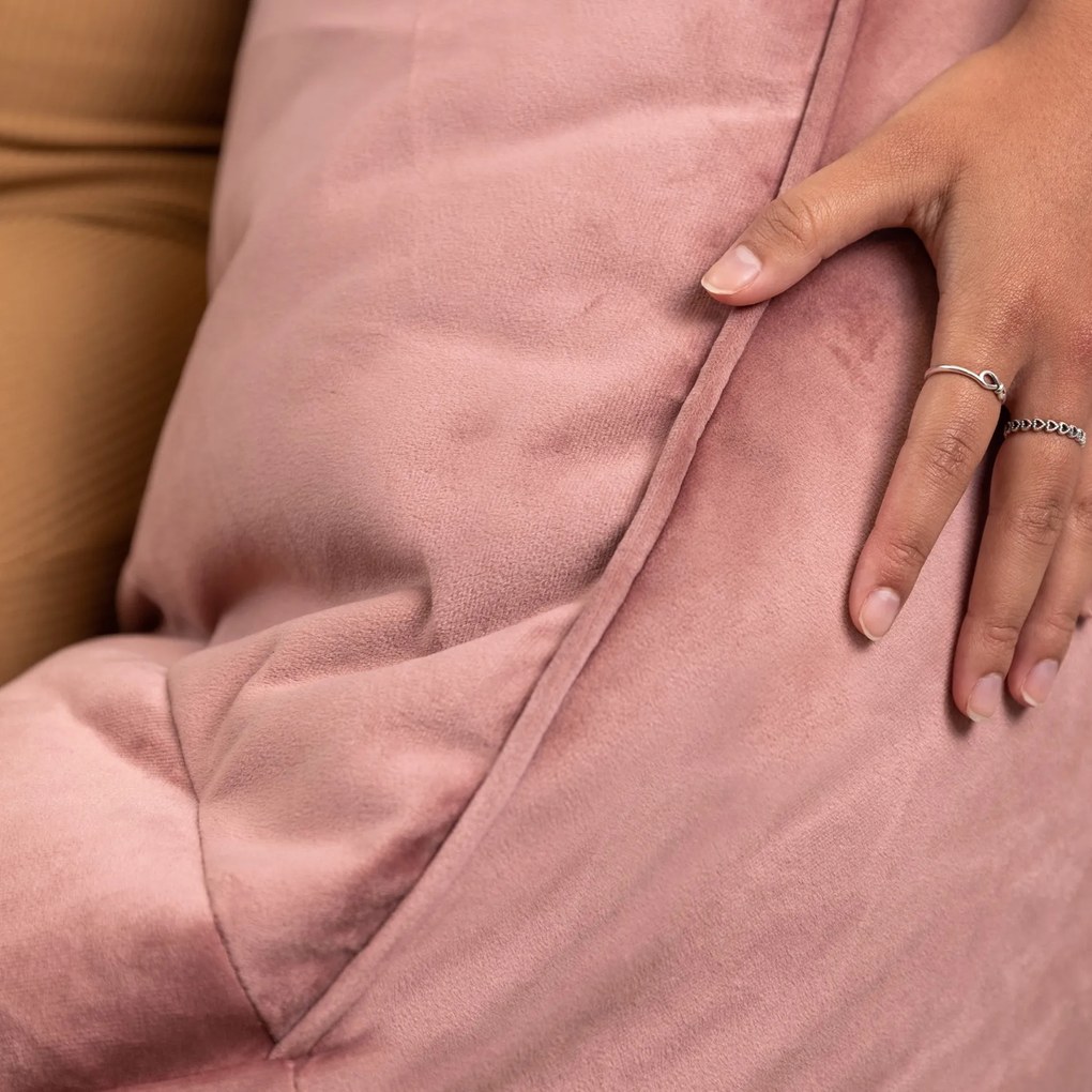 Natalia Zitzak Stoel Velvet - Roze