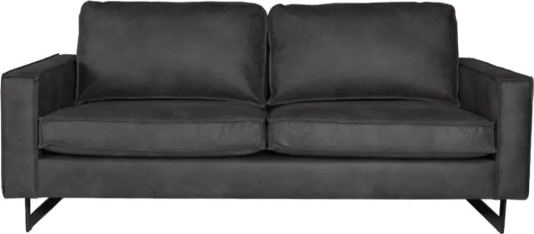 3 zitsbank - Riverdance - leer Colorado antraciet 01