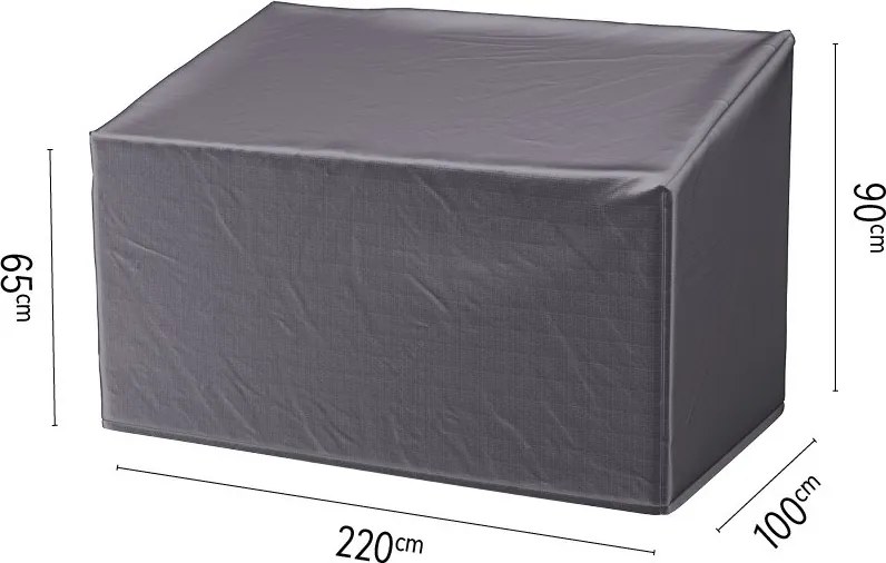 Platinum AeroCover Loungebankhoes Hoge Rug - 220 x 100 x 65/90 cm - Ademend&amp;Duurzaam