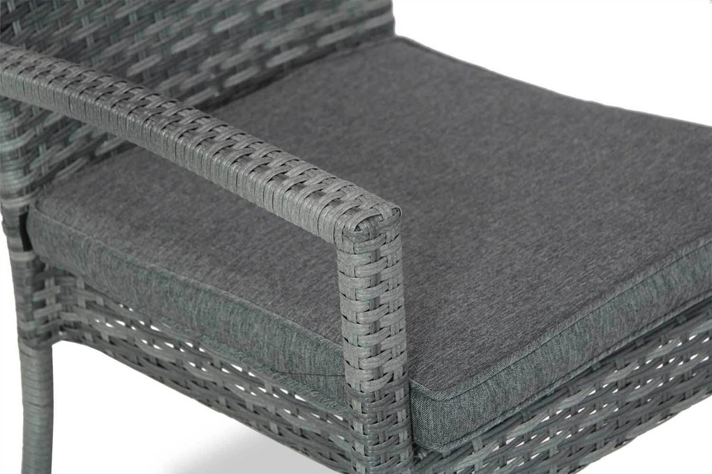 Tuinset 6 personen 217 cm Wicker Grijs Domani Furniture Albergo/Young